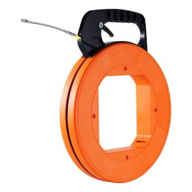 VEVOR Fish Tape, 100 ft, 1/16-inch, Fiberglass Wire Puller with Optimized Housing and Handle, Easy-to-Use Cable Puller Tool