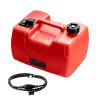 Boat Fuel Tank, 3.17-Gallon/12-L Marine Outboard Transfer Tank, Transfer Tank with 9.8ft Hose, Gauge for Outboard Engine, Yacht, Fishing Boat, Deck