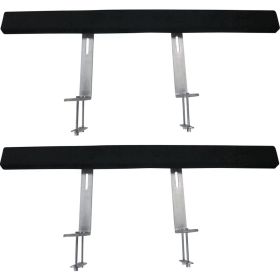 VEVOR Boat Trailer Guide-ons, 48", 2 PCS Rustproof Steel Trailer Guide ons, Trailer Guides with Carpet-Padded Boards, Mounting Parts Included
