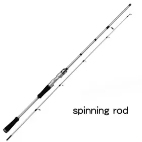Fishing Rod Carbon Fiber Spinning/casting Rods Carp Poles 2 Sections 6 Ft