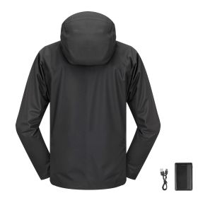 Heated Jacket for Men with 7.4V Battery, Soft Shell Electric Heating Coat (Clothing Size: XXL Size, Clothing Style: Men's Style)
