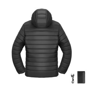 Heated Jacket for Women with 7.4V Battery, Soft Shell Electric Heating Coat, Windproof Lightweight Outerwear with 4 Heating Zones & 3 Heat Settings (Clothing Size: Size M, Clothing Style: Women's Style)